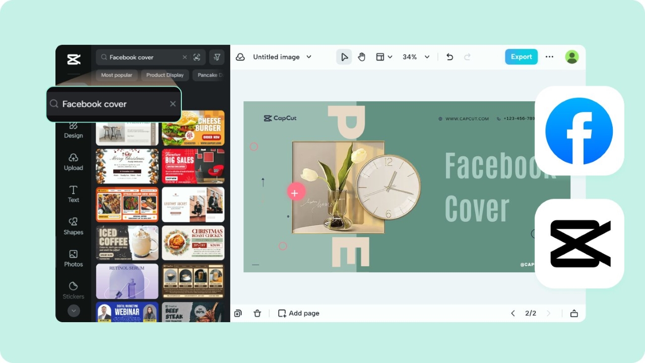 Elevate Your Brand with AI-Driven Facebook Cover Photos