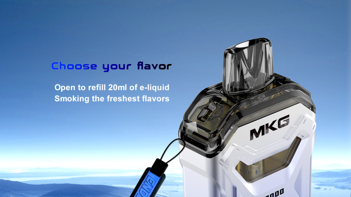 MKG Vape with Air Valve for Adjustable Smoke Intensity